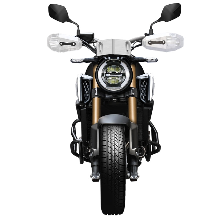 HP-DF018 Motorcycle Aluminum Alloy Front Windshield for Honda CB650R(Black + White) - Others by PMC TechLife | Online Shopping South Africa | PMC TechLife | Buy Now Pay Later Mobicred