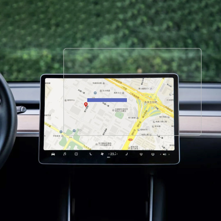 Car Navigator Protective Film Tempered Glass Film For Tesla 15.6 - Accessories & Parts by PMC TechLife | Online Shopping South Africa | PMC TechLife | Buy Now Pay Later Mobicred