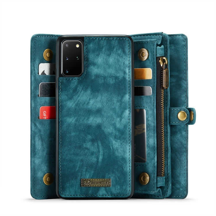 For Galaxy S20 Ultra CaseMe Detachable Multifunctional Horizontal Flip Leather Case, with Card Slot & Holder & Zipper Wallet & Photo Frame(Green) - Galaxy Phone Cases by CaseMe | Online Shopping South Africa | PMC Jewellery | Buy Now Pay Later Mobicred