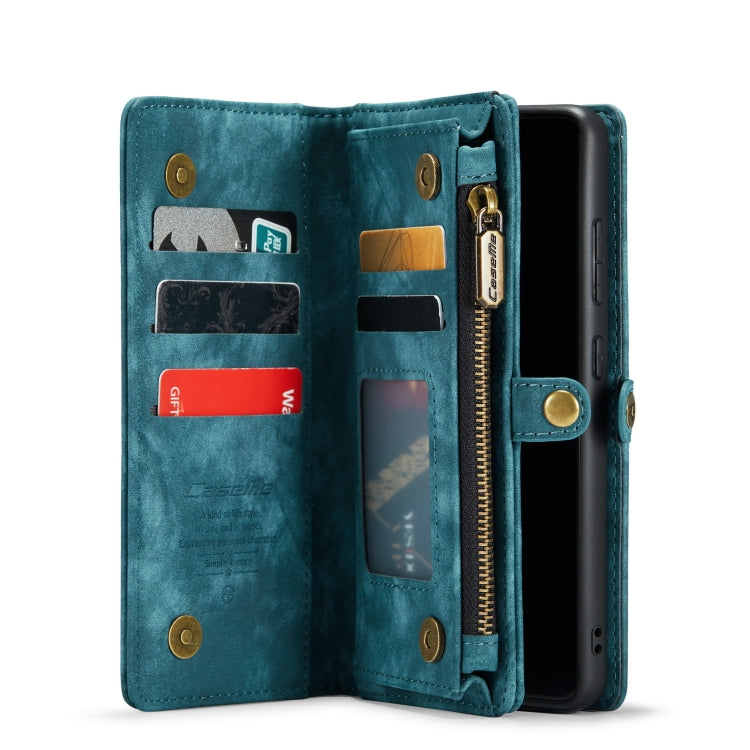 For Galaxy S20 Ultra CaseMe Detachable Multifunctional Horizontal Flip Leather Case, with Card Slot & Holder & Zipper Wallet & Photo Frame(Green) - Galaxy Phone Cases by CaseMe | Online Shopping South Africa | PMC Jewellery | Buy Now Pay Later Mobicred