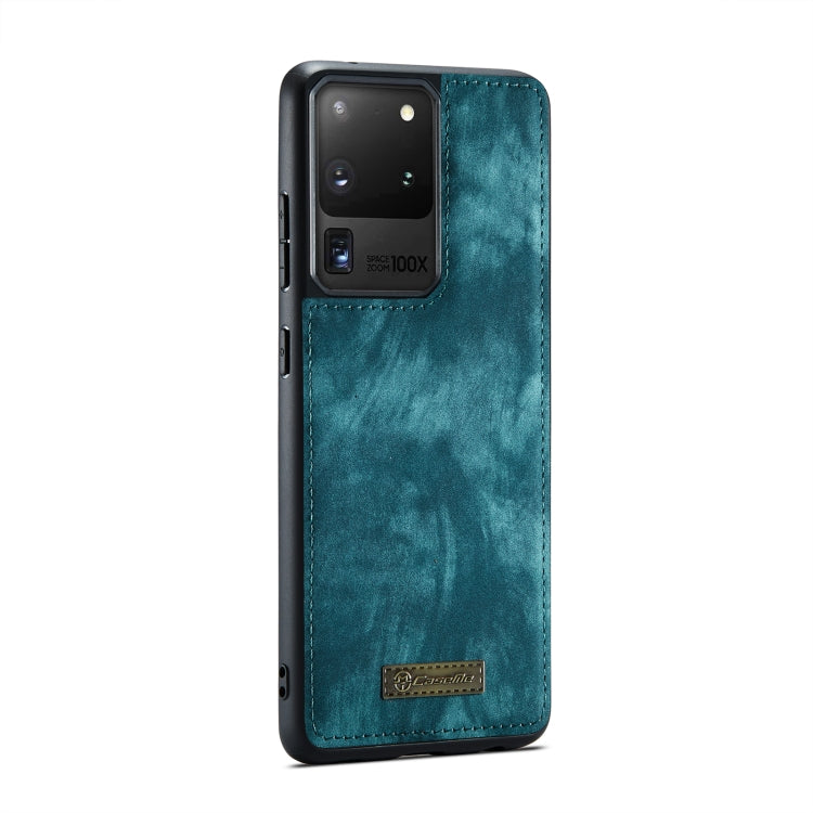 For Galaxy S20 Plus CaseMe Detachable Multifunctional Horizontal Flip Leather Case, with Card Slot & Holder & Zipper Wallet & Photo Frame(Green) - free shipping - PMC Jewellery - Order now!