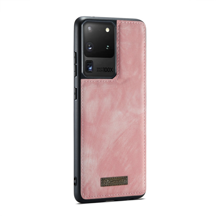 For Samsung Galaxy S20 Plus CaseMe Detachable Multifunctional Horizontal Flip Leather Case, with Card Slot & Holder & Zipper Wallet & Photo Frame (Pink) - free shipping - PMC Jewellery - Order now!