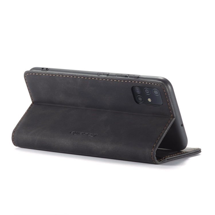 For Galaxy A51 CaseMe Multifunctional Horizontal Flip Leather Case, with Card Slot & Holder & Wallet(Black) - free shipping - PMC TechLife - Order now!