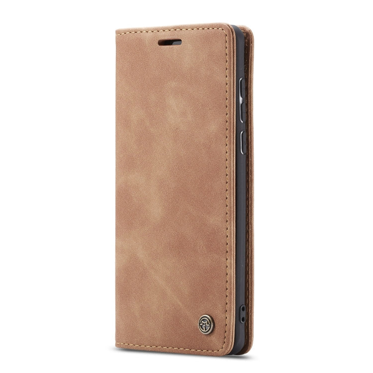 For Galaxy A71 CaseMe Multifunctional Horizontal Flip Leather Case, with Card Slot & Holder & Wallet(Brown) - free shipping - PMC Jewellery - Order now!