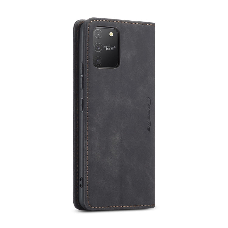 For Galaxy A91 / S10 Lite CaseMe Multifunctional Horizontal Flip Leather Case, with Card Slot & Holder & Wallet(Black) - Galaxy Phone Cases by CaseMe | Online Shopping South Africa | PMC Jewellery | Buy Now Pay Later Mobicred