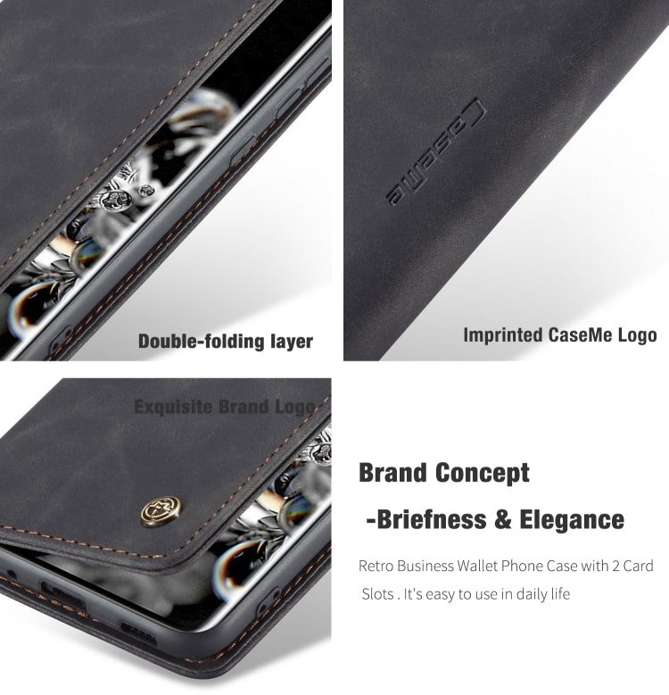 For Galaxy S20 CaseMe Multifunctional Horizontal Flip Leather Case, with Card Slot & Holder & Wallet(Black) - free shipping - PMC Jewellery - Order now!