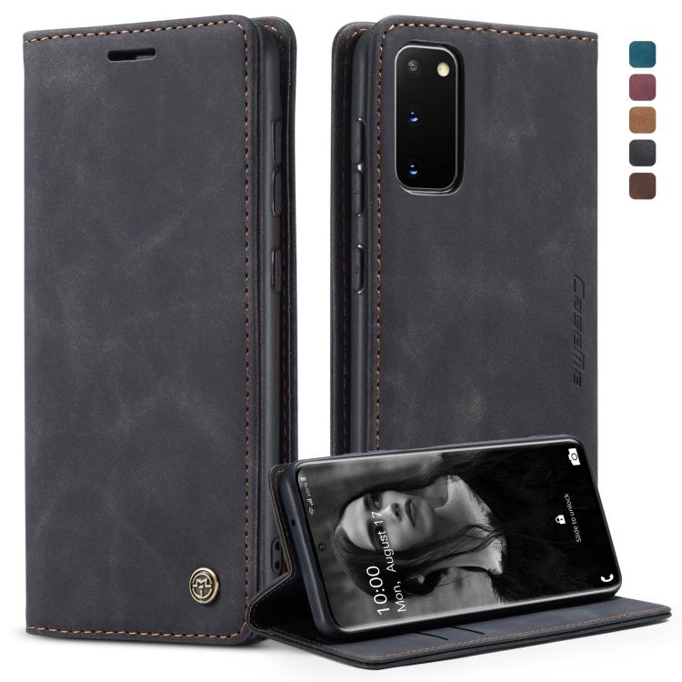 For Galaxy S20 CaseMe Multifunctional Horizontal Flip Leather Case, with Card Slot & Holder & Wallet(Black) - free shipping - PMC Jewellery - Order now!
