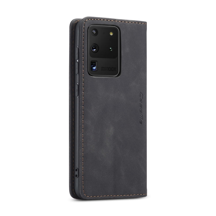 For Galaxy S20 Ultra CaseMe Multifunctional Horizontal Flip Leather Case, with Card Slot & Holder & Wallet(Black) - Galaxy Phone Cases by CaseMe | Online Shopping South Africa | PMC Jewellery | Buy Now Pay Later Mobicred