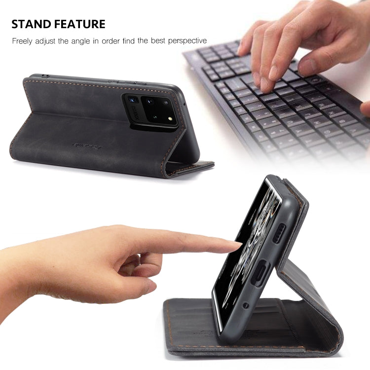 For Galaxy S20 Ultra CaseMe Multifunctional Horizontal Flip Leather Case, with Card Slot & Holder & Wallet(Black) - Galaxy Phone Cases by CaseMe | Online Shopping South Africa | PMC Jewellery | Buy Now Pay Later Mobicred