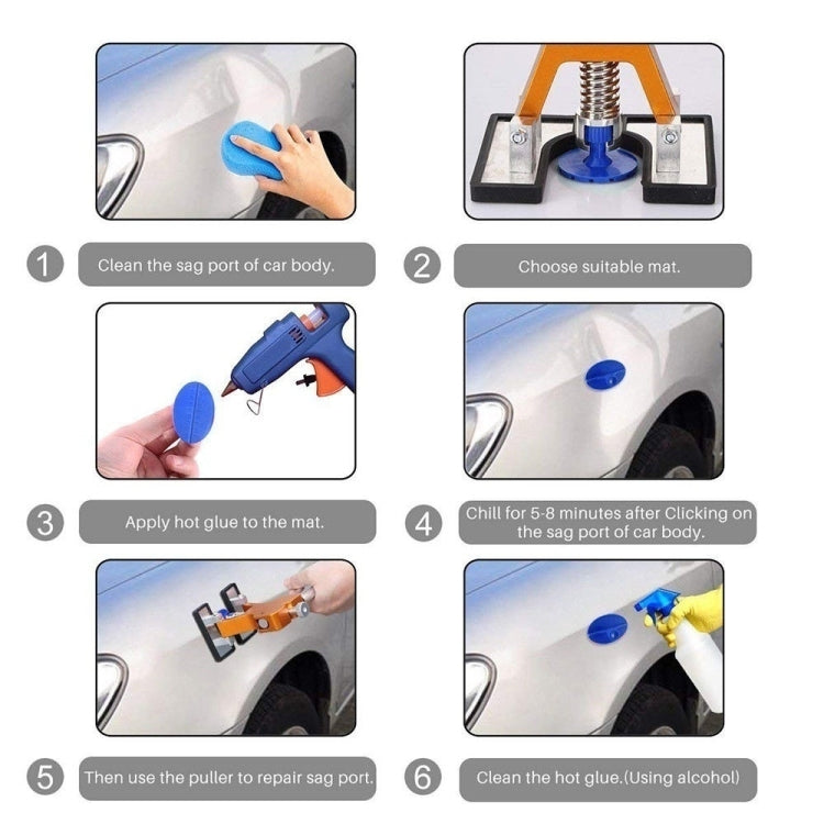N5 104 in 1 Car Paintless Dent Removal Fender Damage Repair Puller Lifter, Plug Type:UK Plug - Sheet Metal Tools by PMC TechLife | Online Shopping South Africa | PMC TechLife | Buy Now Pay Later Mobicred
