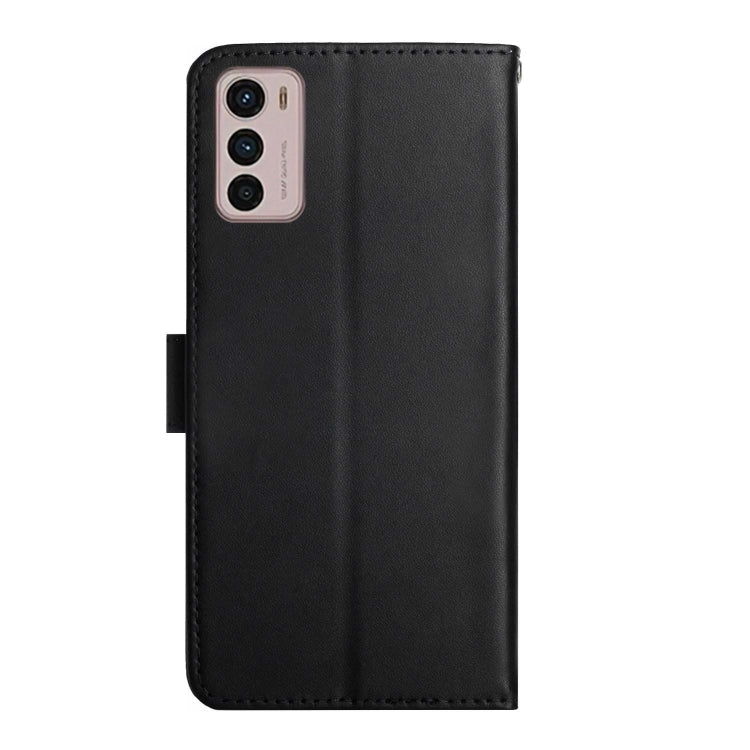 For Motorola Moto G42 Genuine Leather Fingerprint-proof Horizontal Flip Phone Case(Black) - Motorola Cases by PMC TechLife | Online Shopping South Africa | PMC TechLife | Buy Now Pay Later Mobicred