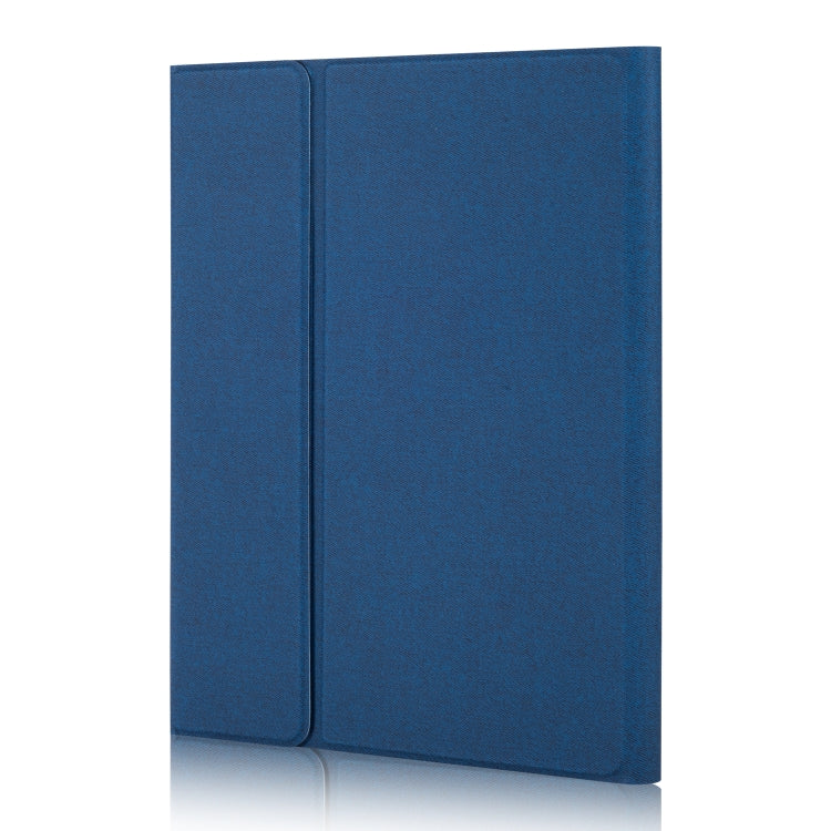 RK11 Cloth Texture Detachable Magnetic Bluetooth Keyboard Horizontal Flip Leather Tablet Case for iPad Pro 11 2020 / 2018 with Holder & Pen Slot(Blue) - For iPad Pro by PMC TechLife | Online Shopping South Africa | PMC TechLife