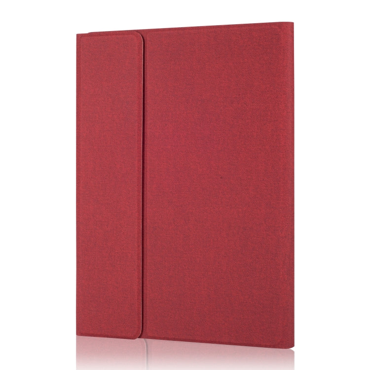 RK11D Backlight Cloth Texture Detachable Magnetic Bluetooth Keyboard Horizontal Flip Leather Tablet Case for iPad Pro 11 2020 / 2018 with Holder & Pen Slot(Red) - free shipping - PMC TechLife - Order now!