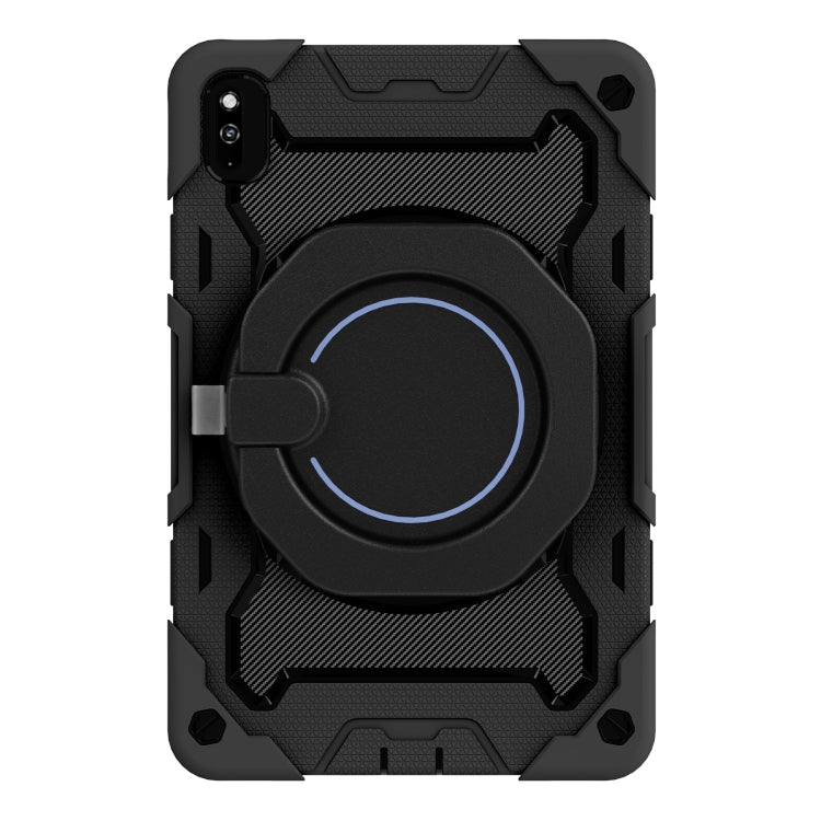 For Huawei MatePad 10.4 Armor Contrast Color Silicone + PC Tablet Case(Black) - Huawei by PMC TechLife | Online Shopping South Africa | PMC TechLife | Buy Now Pay Later Mobicred