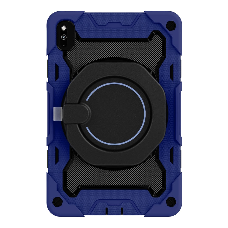 For Honor V6/Tablet V7 Armor Contrast Color Silicone + PC Tablet Case(Navy Blue) - Honor by PMC TechLife | Online Shopping South Africa | PMC TechLife | Buy Now Pay Later Mobicred