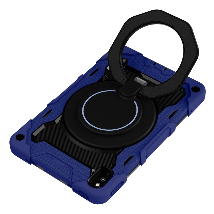 For Honor V6/Tablet V7 Armor Contrast Color Silicone + PC Tablet Case(Navy Blue) - Honor by PMC TechLife | Online Shopping South Africa | PMC TechLife | Buy Now Pay Later Mobicred