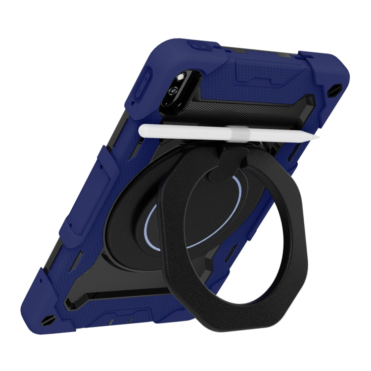 For Honor V6/Tablet V7 Armor Contrast Color Silicone + PC Tablet Case(Navy Blue) - Honor by PMC TechLife | Online Shopping South Africa | PMC TechLife | Buy Now Pay Later Mobicred