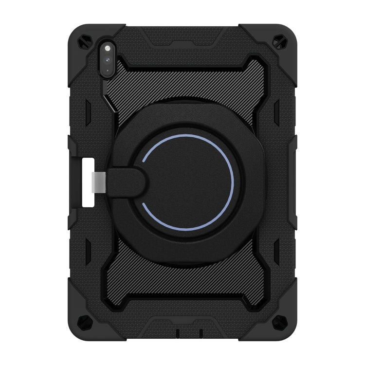 For Huawei Matepad Pro 10.8 Armor Contrast Color Silicone + PC Tablet Case(Black) - Huawei by PMC TechLife | Online Shopping South Africa | PMC TechLife | Buy Now Pay Later Mobicred