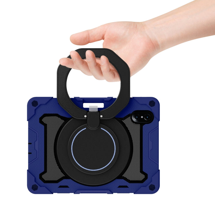 For Honor Tablet V7 Pro Armor Contrast Color Silicone + PC Tablet Case(Navy Blue) - Honor by PMC TechLife | Online Shopping South Africa | PMC TechLife | Buy Now Pay Later Mobicred