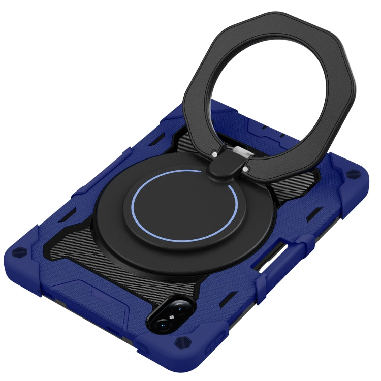 For Honor Tablet V7 Pro Armor Contrast Color Silicone + PC Tablet Case(Navy Blue) - Honor by PMC TechLife | Online Shopping South Africa | PMC TechLife | Buy Now Pay Later Mobicred