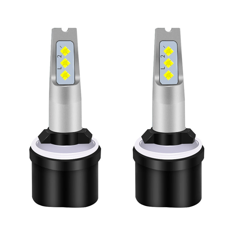 1 Pair 880 DC 12V-24V 12W 1800LM Car LED Fog Light(White Light) - Fog / Driving Lights by PMC TechLife | Online Shopping South Africa | PMC TechLife | Buy Now Pay Later Mobicred