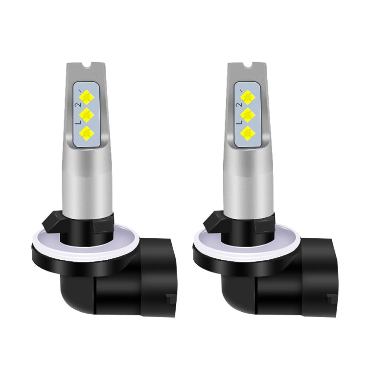 1 Pair 881 DC 12V-24V 12W 1800LM Car LED Fog Light(White Light) - Fog / Driving Lights by PMC TechLife | Online Shopping South Africa | PMC TechLife | Buy Now Pay Later Mobicred