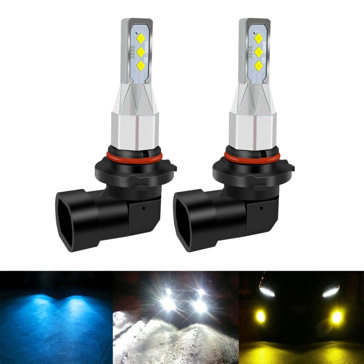 1 Pair 9005 DC 12V-24V 12W 1800LM Car LED Fog Light(Ice Blue Light) - Fog / Driving Lights by PMC TechLife | Online Shopping South Africa | PMC TechLife | Buy Now Pay Later Mobicred