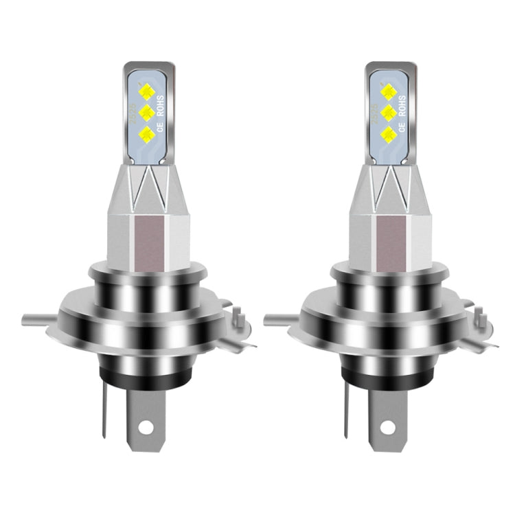 1 Pair H4 DC 12V-24V 12W 1800LM Car LED Fog Light(Yellow Light) - Fog / Driving Lights by PMC TechLife | Online Shopping South Africa | PMC TechLife | Buy Now Pay Later Mobicred