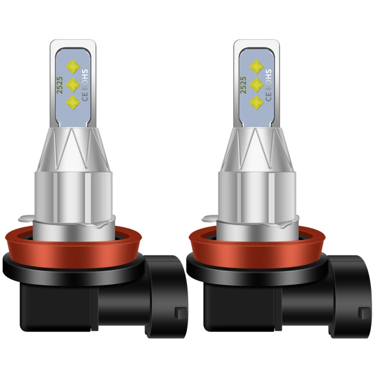 1 Pair H16JP DC 12V-24V 12W 1800LM Car LED Fog Light(Yellow Light) - Fog / Driving Lights by PMC TechLife | Online Shopping South Africa | PMC TechLife | Buy Now Pay Later Mobicred