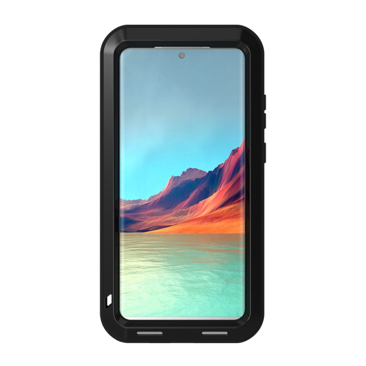For Samsung Galaxy S22 Ultra 5G LOVE MEI Metal Shockproof Waterproof Dustproof Protective Phone Case(Silver) - free shipping - PMC TechLife - Order now!
