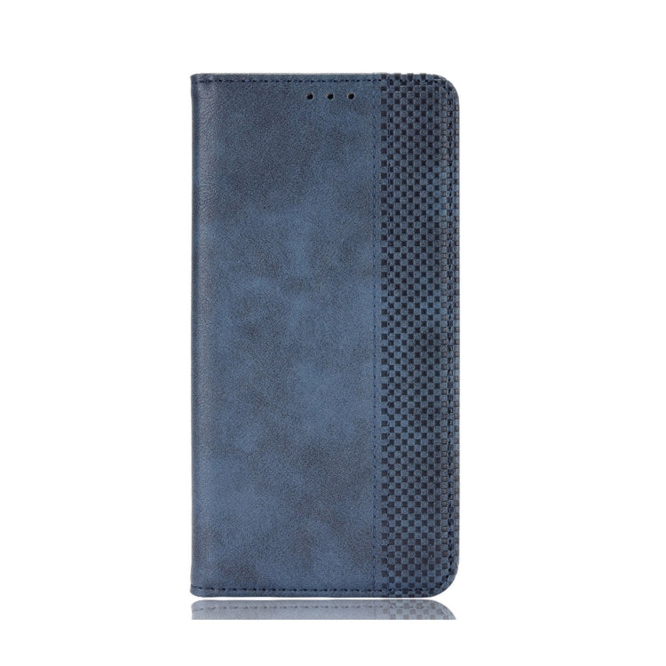 For Nokia C21 Plus Magnetic Buckle Retro Crazy Horse Leather Phone Case(Blue) - Nokia Cases by PMC TechLife | Online Shopping South Africa | PMC TechLife