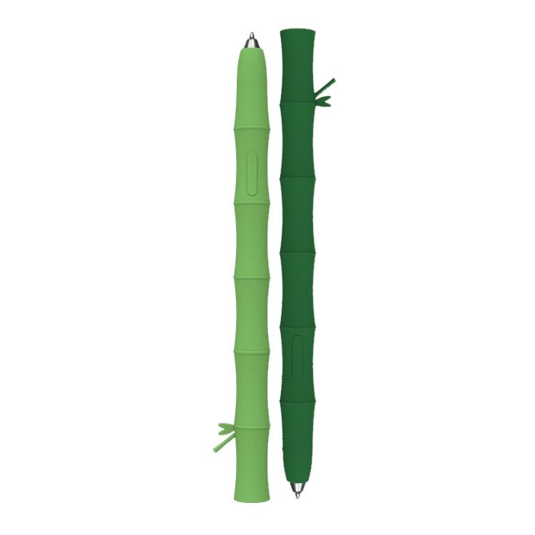 For Samsung Galaxy Tab S7/S7+/S8/S8+ LOVE MEI Bamboo Liquid Silicone Gel Stylus Pen Protective Case(Light Green) - Pencil Accessories by LOVE MEI | Online Shopping South Africa | PMC TechLife