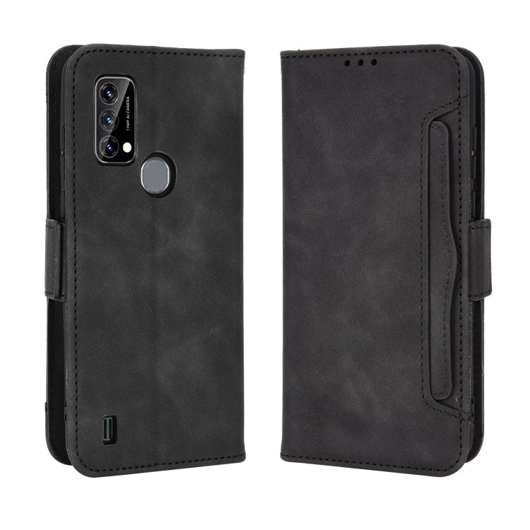 For Blackview A50 Skin Feel Calf Pattern Leather Phone Case(Black) - More Brand by PMC TechLife | Online Shopping South Africa | PMC TechLife | Buy Now Pay Later Mobicred