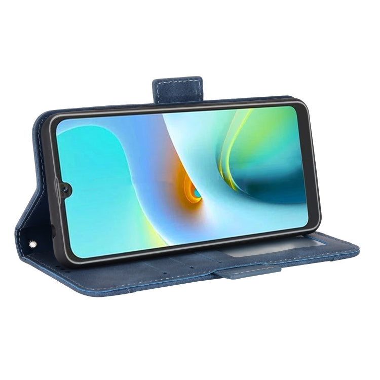 For Blackview A50 Skin Feel Calf Pattern Leather Phone Case(Blue) - More Brand by PMC TechLife | Online Shopping South Africa | PMC TechLife | Buy Now Pay Later Mobicred