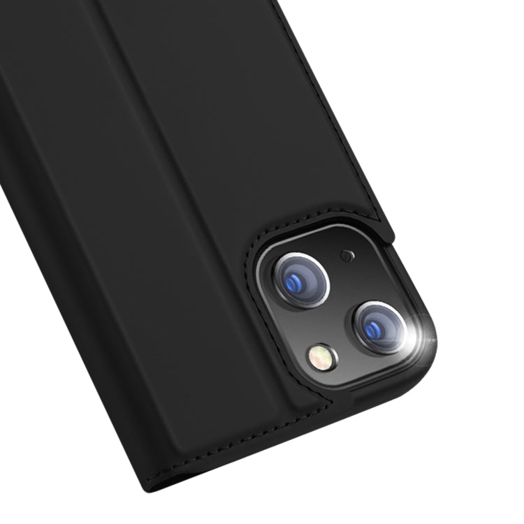 For iPhone 14/13 DUX DUCIS Skin Pro Series Shockproof Horizontal Flip Leather Phone Case (Black) - free shipping - PMC Jewellery - Order now!