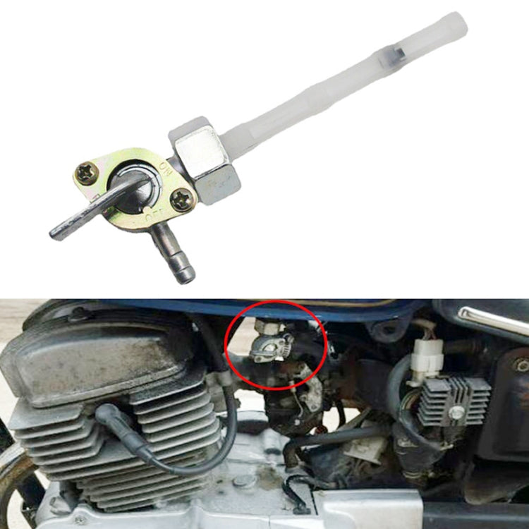Motorcycle Fuel Tap Valve Petcock Fuel Tank Gas Switch for Honda CB400F 1977(White) - Replacement Parts by PMC TechLife | Online Shopping South Africa | PMC TechLife | Buy Now Pay Later Mobicred