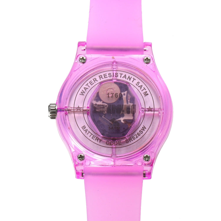 SKMEI 1760 Stainless Steel Buckle Silicone Strap Waterproof Quartz Watch(Black Silver) - free shipping - PMC TechLife - Order now!