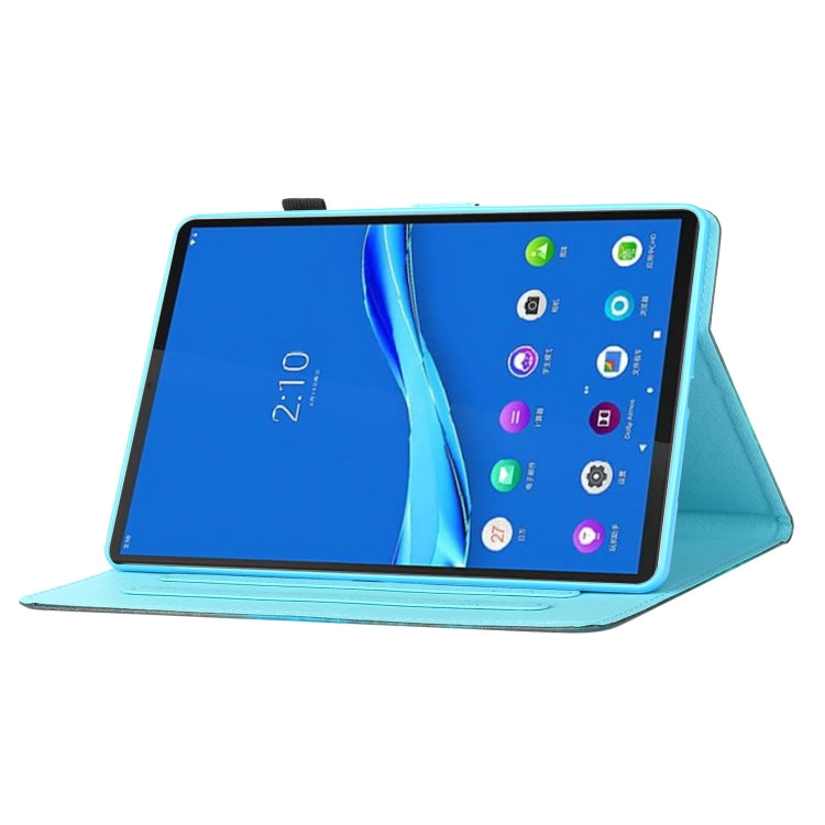 For Lenovo Tab M10 Plus 10.6 3rd Gen 2022 Coloured Drawing Smart Leather Tablet Case(Unicorn) - Lenovo by PMC TechLife | Online Shopping South Africa | PMC TechLife