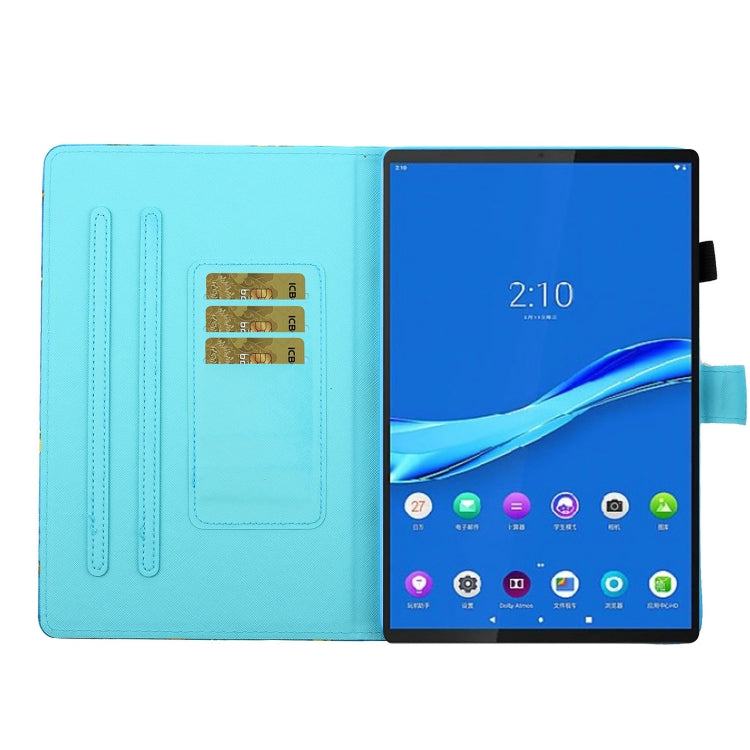 For Lenovo Tab M10 Plus 10.6 3rd Gen 2022 Coloured Drawing Smart Leather Tablet Case(Unicorn) - Lenovo by PMC TechLife | Online Shopping South Africa | PMC TechLife