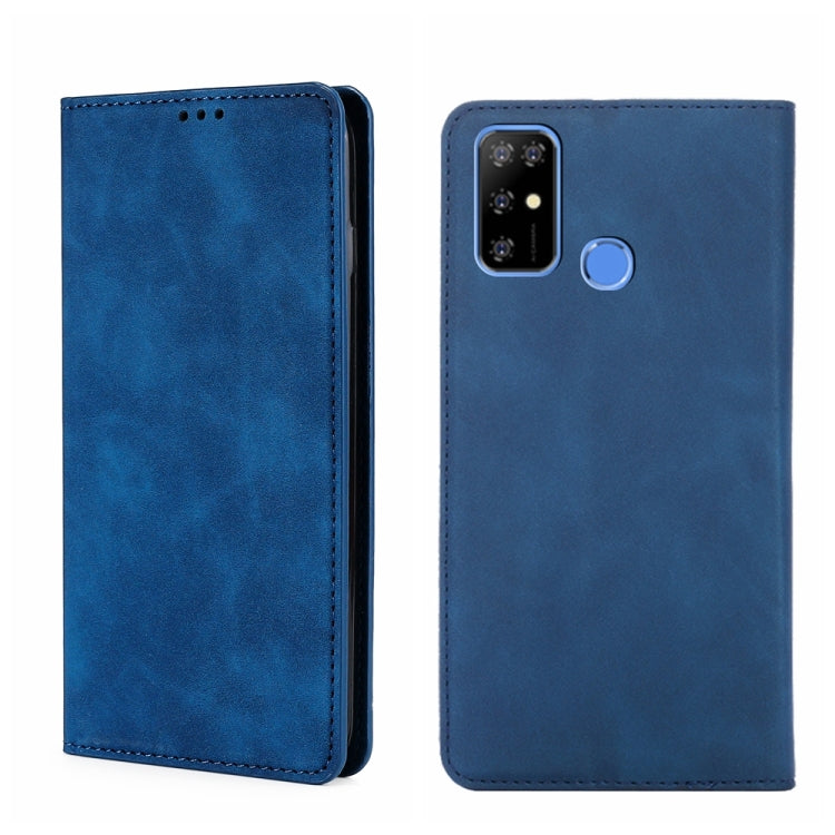 For DOOGEE X96 Pro Skin Feel Magnetic Horizontal Flip Leather Phone Case(Blue) - More Brand by PMC TechLife | Online Shopping South Africa | PMC TechLife | Buy Now Pay Later Mobicred
