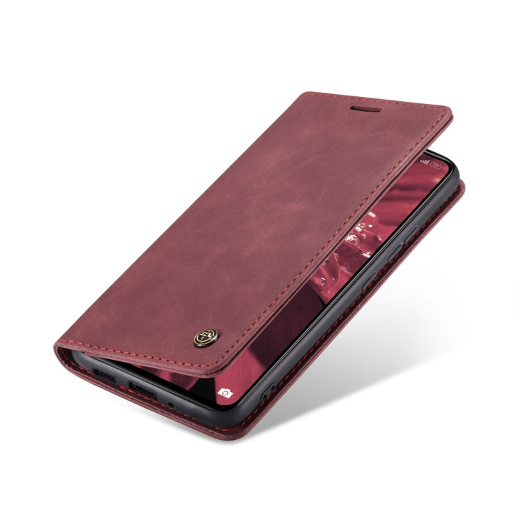 For Xiaomi 12/12X CaseMe 013 Multifunctional Horizontal Flip Leather Phone Case(Wine Red) - free shipping - PMC TechLife - Order now!