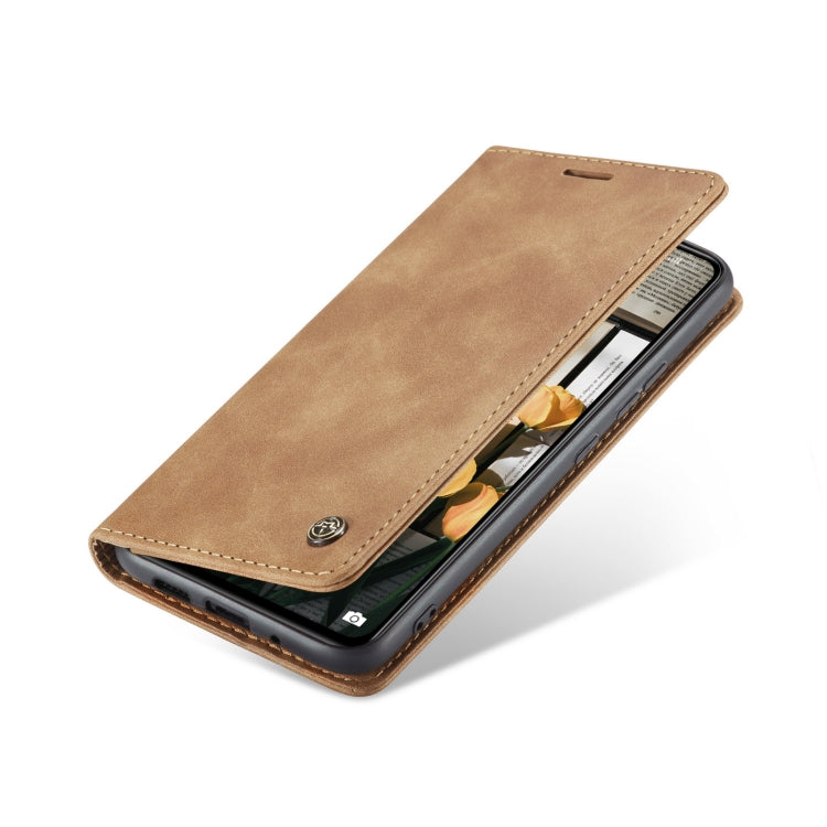 For Xiaomi 12/12X CaseMe 013 Multifunctional Horizontal Flip Leather Phone Case(Brown) - free shipping - PMC Jewellery - Order now!