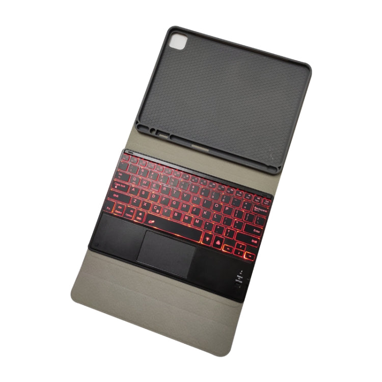 RK11T Backlight Detachable Touch Bluetooth Keyboard TPU Horizontal Flip Leather Tablet Case for iPad Pro 11 2020 / 2018 with Holder & Pen Slot(Blue) - For iPad Pro by PMC TechLife | Online Shopping South Africa | PMC TechLife