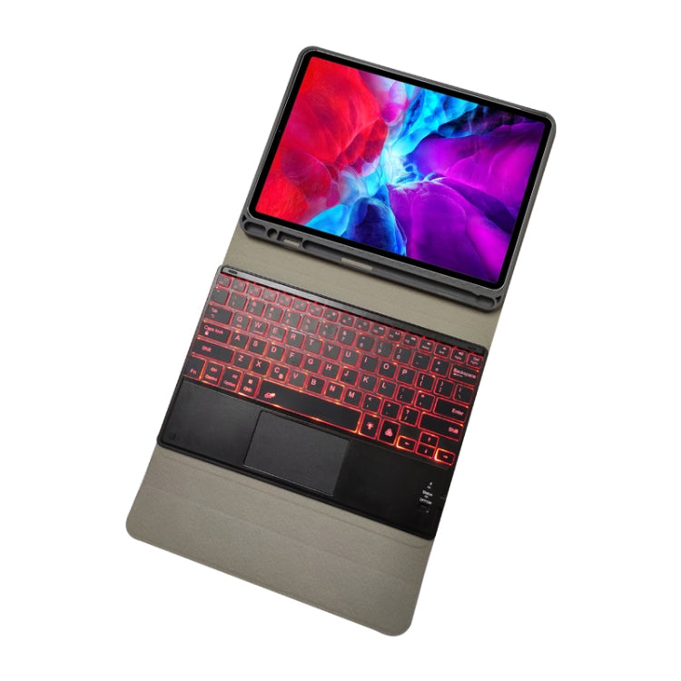 RK11T Backlight Detachable Touch Bluetooth Keyboard TPU Horizontal Flip Leather Tablet Case for iPad Pro 11 2020 / 2018 with Holder & Pen Slot(Rose Gold) - For iPad Pro by PMC TechLife | Online Shopping South Africa | PMC TechLife