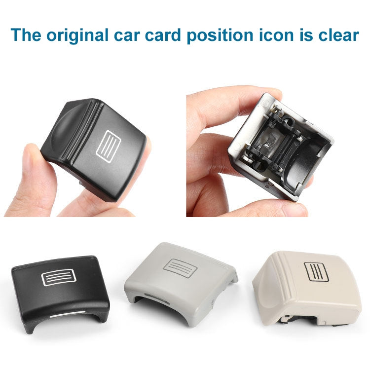 Car Sunroof Window Switch Button for Mercedes-Benz W204 / W212, Left Driving(Mercerized Beige) - Car Switches by PMC TechLife | Online Shopping South Africa | PMC TechLife | Buy Now Pay Later Mobicred