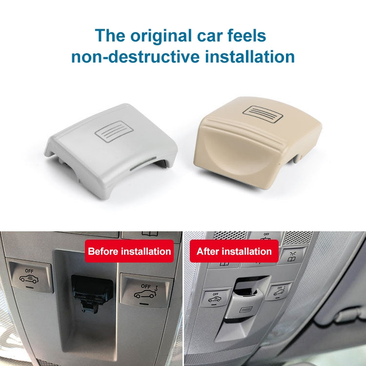 Car Sunroof Window Switch Button for Mercedes-Benz W204 / W212, Left Driving(Deerskin Beige) - Car Switches by PMC TechLife | Online Shopping South Africa | PMC TechLife | Buy Now Pay Later Mobicred