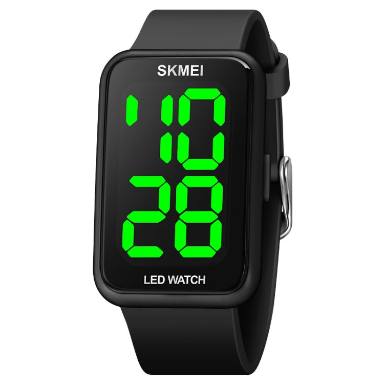 SKMEI 1873 PU Strap Waterproof LED Electronic Watch(Black) - free shipping - PMC TechLife - Order now!