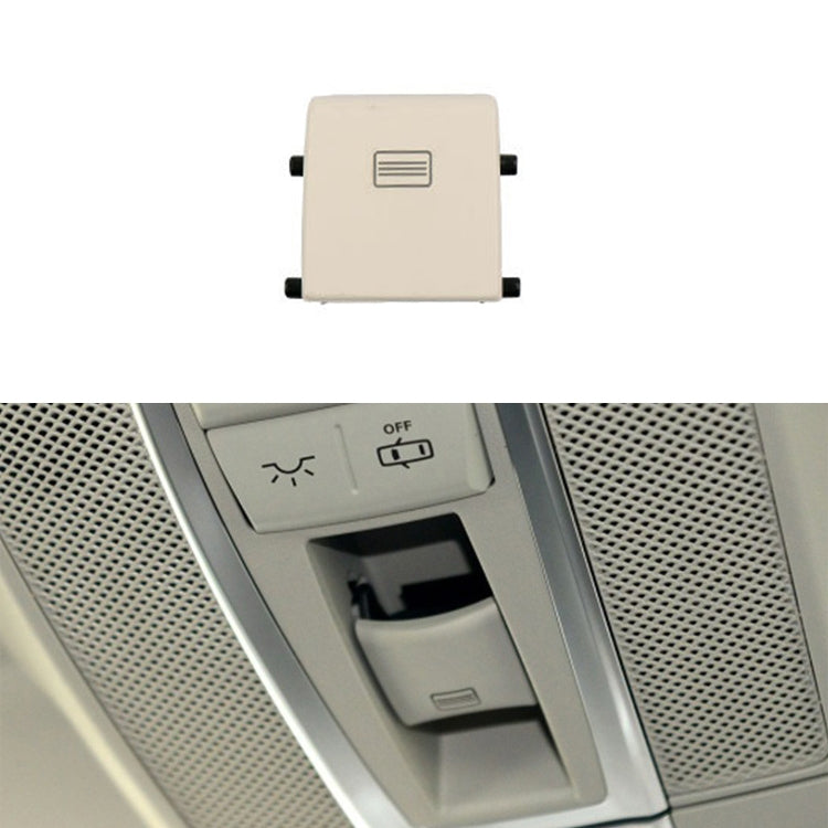 Car Dome Light Button Sunroof Window Switch Button for Mercedes-Benz W166 / W292 2012-, Left Driving, Style:Flat(Porcelain White) - Car Switches by PMC TechLife | Online Shopping South Africa | PMC TechLife | Buy Now Pay Later Mobicred