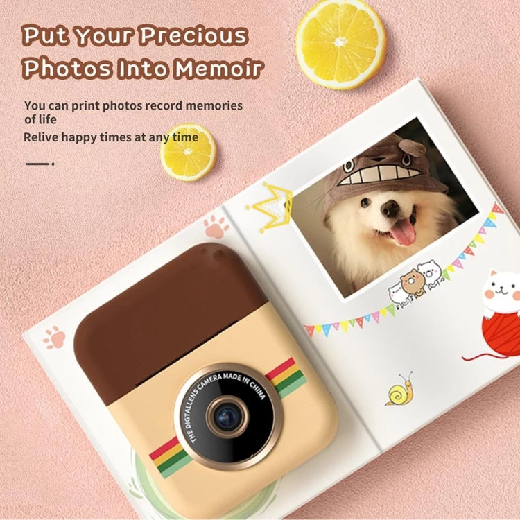 With 16GB Memory Card CP08 2.4 inch IPS HD Screen Children Instant Camera - Children Cameras by PMC TechLife | Online Shopping South Africa | PMC TechLife | Buy Now Pay Later Mobicred