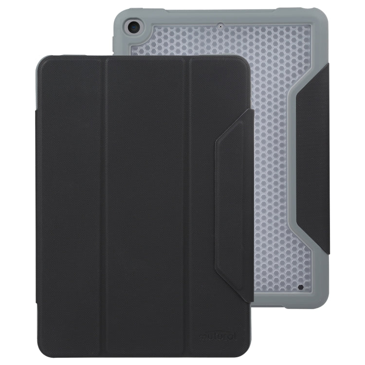 For iPad 10.2 / iPad Pro 10.5 Mutural Yagao Series PC Horizontal Flip Leather Tablet Case(Black) - free shipping - PMC TechLife - Order now!